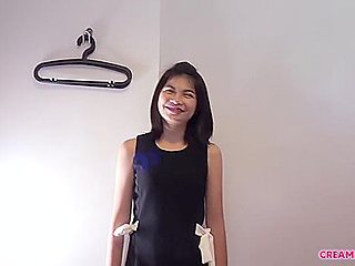 Tiny Thai Asian Girl With Small Tits Fucked In The Hotel Room - Amateur Vid With Cumshot