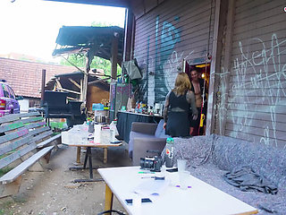 Tattooed Girls Squirting Orgy with Anal Sex and Double Penetration Blowjobs