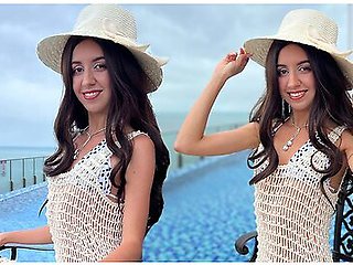 Katty West - Gorgeous Spanish Blanca Wants To Try Russian White Cock On Vacation - Creampie