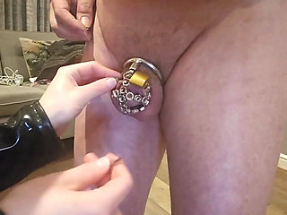 Step-sister Ruby's Chastity Exam Bolt Torment & Wand Overload