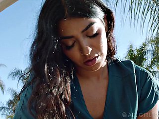 Vanna Bardot Delivers Intense Body-to-Body Massage and Cunnilingus to Sexy Masseuse Jasm