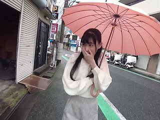 Delicate Gulp Bliss with a Tiny-curve Dark Haired Tease on a Sweet Oral Date Part.1