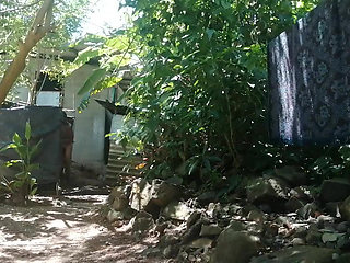 My bath time outdoor