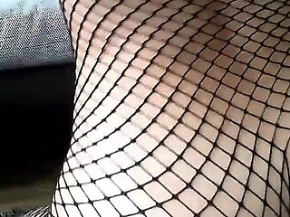Watch Me Twerk My Big Ass in a Fishnet Outfit - I'm Feeling Horny!
