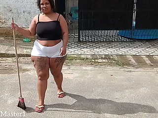 My Married Neighbor: A BBW Latina's Bareback Encounter & Cumshot
