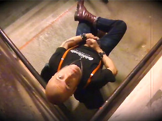 SKINHEAD jerking off