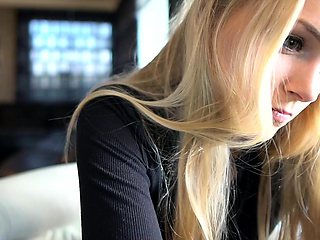 Lovely Blonde With Tight Pussy Masturbate Solo