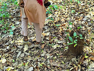Ritika had gone for a walk in the forest to beat someone's ass, but I brought her into the house and left her