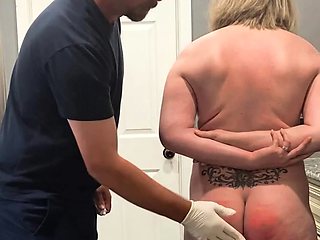 Naughty blonde femdom fetish hottie rams ass with strapon