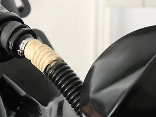 Solo Gasmask Games in the Rubber Clinic Part One