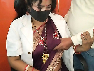 Desi Ex-Hotwife Hardcore Fucking in Hindi - Hot Couple Viral MMS Video with Big Tits