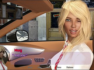 Life with Mary - the big booty blonde teen in a visual novel adventure