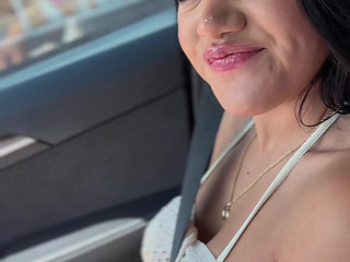 Getting A Taste Of Big-Tits Brunette Alice Thunder