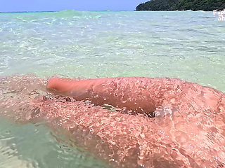 910 in Pantyhose Under Water