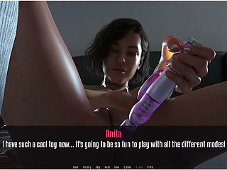 Anita's Internship - Gameplay - Roleplay - Stepdaughter Masturbated in Stepdaddy Bed