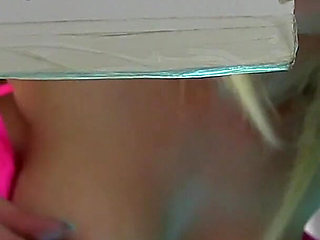 Petite Sexy Blonde Babe Lou Lou Sucks and Fucks Bwc Stud in the Gloryhole