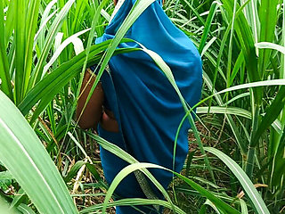 Desi Bhabhi Hardcore Anal and Blowjob in Sugarcane Field - Indian Village Sex