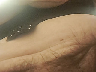 MILF in heat sucking her fingers from vaginal wetness