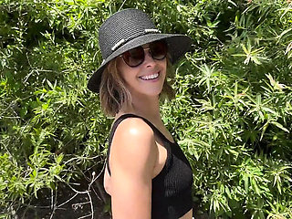 Husband Watches Wife Serenity Cox Swallow Huge Double Cum at Beach with Friend - Public Fuck & CIM