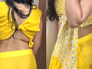 Angry Devar Calmed Down by Bhabhi's Wet Pussy - Desi Indian Doggy Style Sex