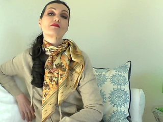 Wear a Silk Scarf and Masturbate in Front of Me, Lady Victoria Valente