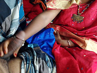 Hot Bengali Aunty Hardcore Fuck - Red Dress Girl Shares Boy with Dirty Talk