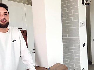 Effe's First Double Penetration with Emme and Christian Clay with Double Creampie Pussy and Ass