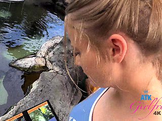 Amateur redhead sucks tons of cocks