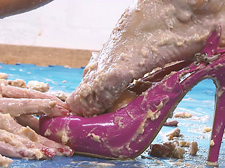 Lesbians Smeared Scene-1_two Blonde Lesbian MILFs in Bikinis Covered in Whipped Cream Have Sex