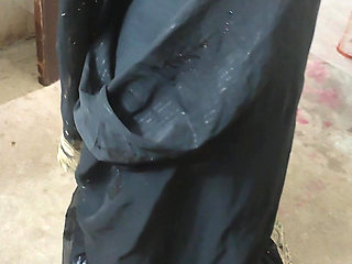 Desi Bhabhi and Black Saree