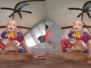 Emma Rosie as the Joker in Hardcore Balatro Uniform