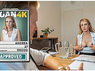 Blonde Babe Came To Get A Loan And Got A Huge Cock In Her Mouth Instead With Stanley Johnson