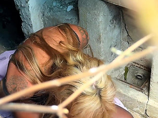 Special Edition Ingalls, Argentinian Model Tape Restrained Half-naked and Ball Gagged in an Abandoned Building