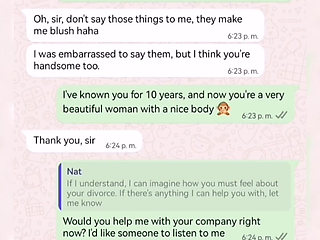 Hot Chat with My Stepdaughter's Best Friend