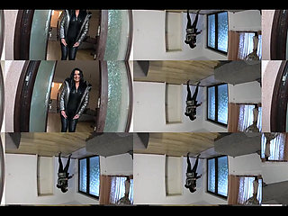 A Lot of Cum on My Shiny Down-jacket From the Gardener