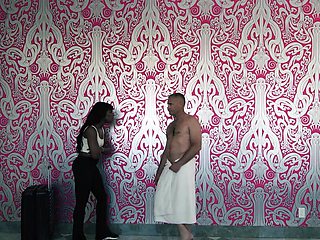 Black pussy makes this dude ditch his stupid wife