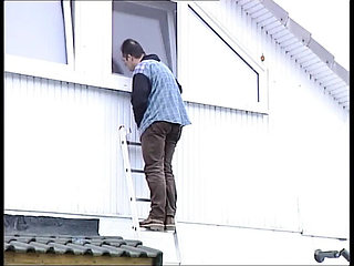 Busty Housewife Gets Hard Fuck from Husband - Big Tits Anal Blowjob