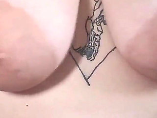 Playing with Saggy Tits to the Sound of Sexy Sax