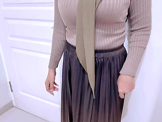 Boss traps sexy hijab secretary