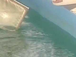 Morning Sex with Loud Moaning by the Pool