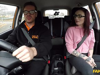 Fake Driving School - 19yr Old Petite Americans Creampie 1 - Ryan Ryder
