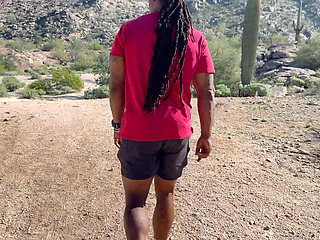 Ebony Couple Hiking Fresh Air and Pornstars