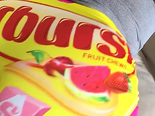 I Got Fucked and Creampied Through My Tight Starburst Shorts