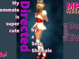 AUDIO ONLY - My roomate is super cute and has a really big dong shemale version