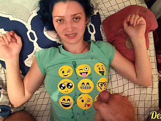 Teen Den Kris Braces Cumshot Compilation
