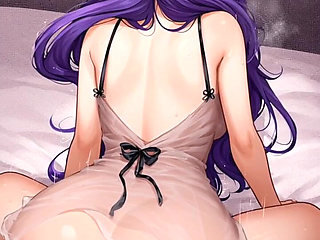 Purple Hair Bitch Loves Taking Dicks