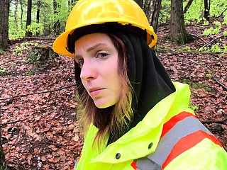 Amateur Blonde German Outdoors