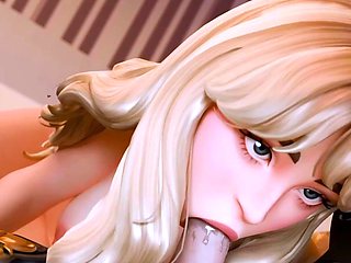 Sabrina being a public slut - fortnite animation