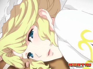 Pure nymphet at blonde scene