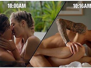 Innocent French Kiss In The Pool Turns Into Intense Sex